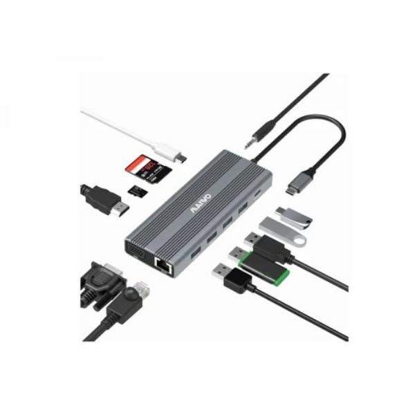 Adapter MAIWO 12in1 USB(C) port replikator KH12RHV