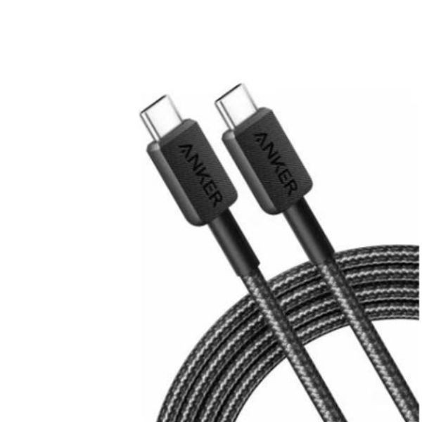 Kabl ANKER USB-C to USB-C 6ft (240W) Braided Black