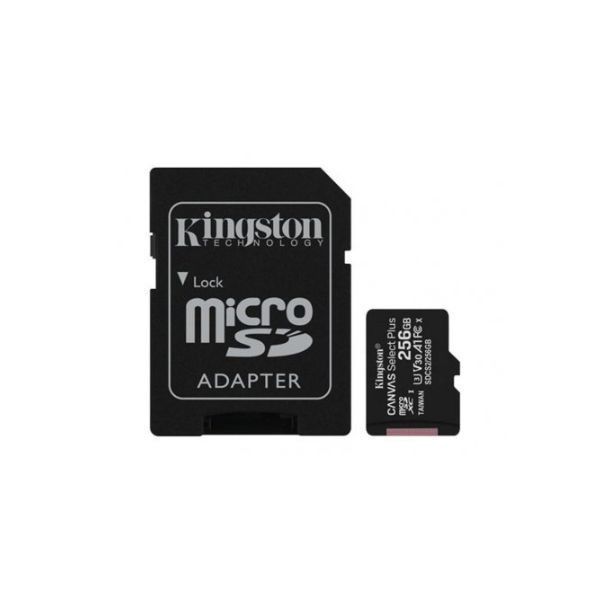 Micro SDXC Kingston 256GB 100R class10 + adapter